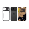Husa Tactical Quantum Stealth pentru Apple iPhone 17 Pro Max, transparenta/neagra