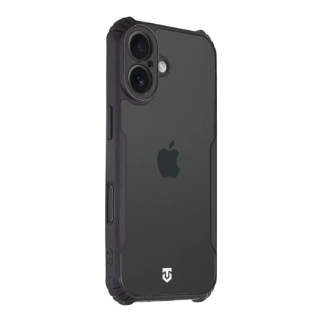 Husa Tactical Quantum Stealth pentru Apple iPhone 17, transparenta/neagra