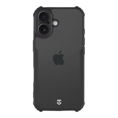 Husa Tactical Quantum Stealth pentru Apple iPhone 17, transparenta/neagra