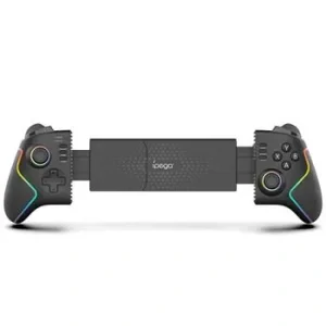 iPega 9122 Gamepad Wireless cu extensie RGB pentru Android/iOS/PS3/PS4/PC, negru