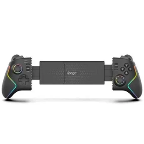 iPega 9122 Gamepad Wireless cu extensie RGB pentru Android/iOS/PS3/PS4/PC, negru