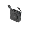Acumulator extern SWISSTEN ALL-IN-ONE PRO cu mufe interschimbabile (SUA, UE, Marea Britanie) 10000 mAh 20W Negru