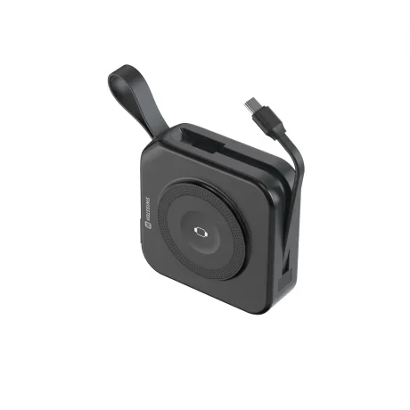 Acumulator extern SWISSTEN ALL-IN-ONE PRO cu mufe interschimbabile (SUA, UE, Marea Britanie) 10000 mAh 20W Negru
