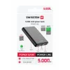 Acumulator extern SWISSTEN POWER LINE 5000 mAh 10W Negru
