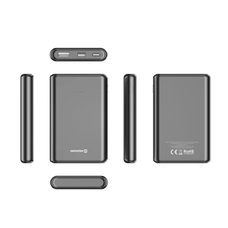 Acumulator extern SWISSTEN POWER LINE 5000 mAh 10W Negru
