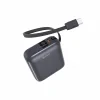 Acumulator extern SWISSTEN SPACE 10000 mAh, 35W cu cablu USB-C încorporat, argintiu