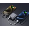 Acumulator extern SWISSTEN SPACE 10000 mAh, 35W cu cablu USB-C încorporat, argintiu