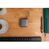 Acumulator extern SWISSTEN SPACE 10000 mAh cu cabluri USB-C și Lightning Silver încorporate