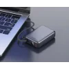 Acumulator extern SWISSTEN SPACE 20000 mAh 45W cu cablu USB-C încorporat, argintiu