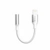 ADAPTOR AUDIO SWISSTEN TEXTILE LIGHTNING (mascul) / AUX 3.5mm 0.15 M ALB
