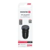ADAPTOR AUTO SWISSTEN 2x USB-C PD, 20W NEGRU