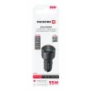 ADAPTOR AUTO SWISSTEN 2x USB-C PD + USB-A, 95W NEGRU