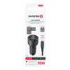 ADAPTOR AUTO SWISSTEN 2x USB-C PD + USB-A, 95W NEGRU + CABLU USB-C / USB-C, 1 M