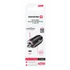 ADAPTOR AUTO SWISSTEN POWER DELIVERY 2x USB-C 45W NANO NEGRU