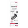 ADAPTOR AUTO SWISSTEN POWER DELIVERY USB-C + ÎNCĂRCARE RAPIDĂ 3.0 36W METAL ARGINTIU
