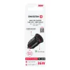 ADAPTOR AUTO SWISSTEN POWER DELIVERY USB-C + ÎNCĂRCARE RAPIDĂ 3.0 36W NEGRU METALIC
