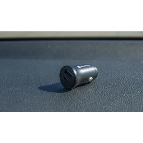 ADAPTOR AUTO SWISSTEN POWER DELIVERY USB-C + ÎNCĂRCARE RAPIDĂ 3.0 36W NEGRU METALIC