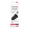 ADAPTOR AUTO SWISSTEN POWER DELIVERY USB-C + ÎNCĂRCARE RAPIDĂ 3.0 36W NEGRU METALIC