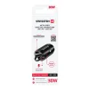 ADAPTOR AUTO SWISSTEN POWER DELIVERY USB-C + SUPER CHARGE 3.0 30W NANO NEGRU