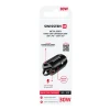 ADAPTOR AUTO SWISSTEN POWER DELIVERY USB-C + SUPER CHARGE 3.0 30W NANO NEGRU