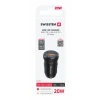 ADAPTOR AUTO SWISSTEN USB-C PD + USB-A, 20W NEGRU
