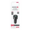 ADAPTOR AUTO SWISSTEN USB-C PD + USB-A, 63W NEGRU