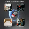 ADAPTOR DE ÎNCĂRCARE SWISSTEN DataGUARD CU BLOCAREA DATELOR USB-C (mascul) / USB-C (femelă) NEGRU