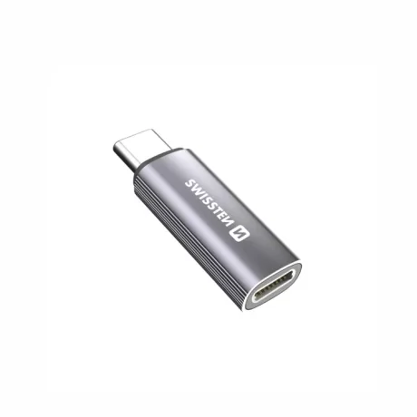 ADAPTOR ÎNCĂRCARE SWISSTEN USB-C (mascul) / LIGHTNING (femelă) ARGINTIU