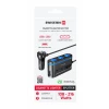 ADAPTOR ÎNCĂRCĂTOR AUTO SWISSTEN, BRICHETĂ 3x CL, 2x USB-C PD, 1x USB-A QA 3.0, PUTERE DE IEȘIRE 108W - 216W