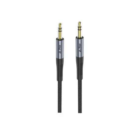 ADAPTOR iPEAX MUFĂ 3.5 MM / MUFĂ 3.5 MM 1.5 M NEGRU