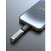 ADAPTOR iPEAX OTG LIGHTNING / USB-A (mamă) NEGRU