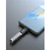 ADAPTOR iPEAX OTG USB-C / USB-A (mamă) NEGRU