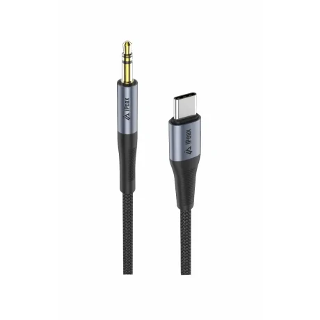 ADAPTOR iPEAX USB-C / MUFĂ 3.5 MM 1.5 M NEGRU