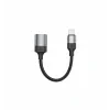 ADAPTOR OTG SWISSTEN TEXTILE LIGHTNING (mascul) / USB-A (femelă) 0.12 M NEGRU