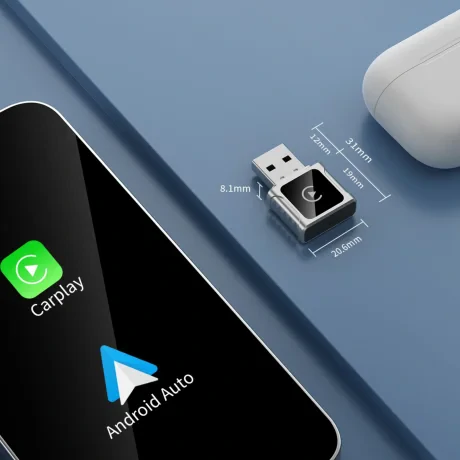 ADAPTOR SWISSTEN CARLINK - APPLE CARPLAY / ANDROID AUTO (+ ADAPTOR USB-A / USB-C)