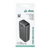 Baterie externă iPEAX 30000 mAh, 10.5W, 2x USB-A, neagră