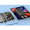 Baterie externă iPEAX 30000 mAh, 10.5W, 2x USB-A, neagră