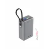 Baterie externă SWISSTEN pentru călătorii 25000 mAh (96.25Wh) 100W cu cablu USB-C încorporat, gri