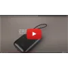 Baterie externă SWISSTEN VOLTBOX 35W 30000 mAh cu cabluri încorporate USB-C și Lightning, neagră