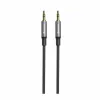 CABLU AUDIO SWISSTEN TEXTILE MUFĂ (mascul) / MUFĂ (mascul) 1.5 M NEGRU