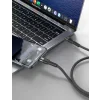 CABLU DATE VIDEO SWISSTEN USB 4.0, USB-C 240W, 8K60Hz, 40 Gb/s, TB3 și TB4, 0.5 M NEGRU