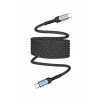 Cablu de date magnetic Swissten cu auto-înfășurare USB-C / USB-C 1 m