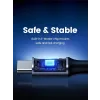 CABLU DE DATE SWISSTEN ARCADE USB-C / USB-C 2 M, 5A (100W) PENTRU LAPTOP NEGRU