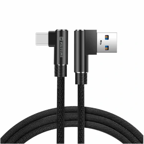 CABLU DE DATE SWISSTEN ARCADE USB / USB-C 1.2 M NEGRU