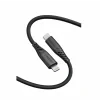 CABLU DE DATE SWISSTEN SILICON MOALE USB-C / LIGHTNING 0.4 M NEGRU 