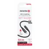 CABLU DE DATE SWISSTEN SILICON MOALE USB-C / LIGHTNING 0.4 M NEGRU 