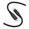 CABLU DE DATE SWISSTEN SILICON MOALE USB-C / LIGHTNING 1.5 M 30W NEGRU