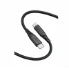 CABLU DE DATE SWISSTEN SILICON MOALE USB-C / USB-C 0.4 M NEGRU 