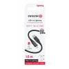 CABLU DE DATE SWISSTEN SILICON MOALE USB / LIGHTNING 1.5 M 30W NEGRU