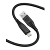 CABLU DE DATE SWISSTEN SILICON MOALE USB / LIGHTNING 1.5 M 30W NEGRU